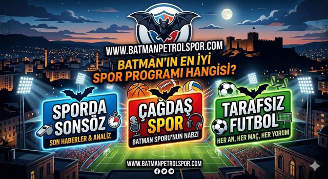 Batman’da anket ve “en iyi spor programı” tartışması, 
