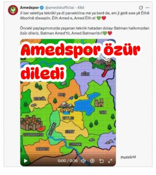 Amedspor özür diledi 