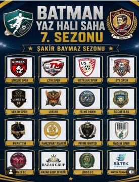 7.Batman Yaz Halı Saha Turnuvası 