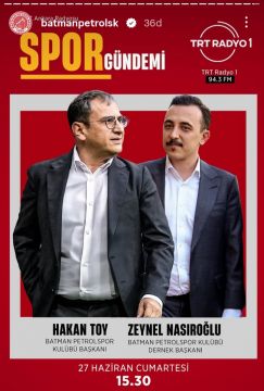 Batman Petrolspor Yönetimi Radyo 1'de