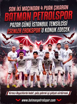 Petrolspor, Esenler Erokspor’u konuk ediyor